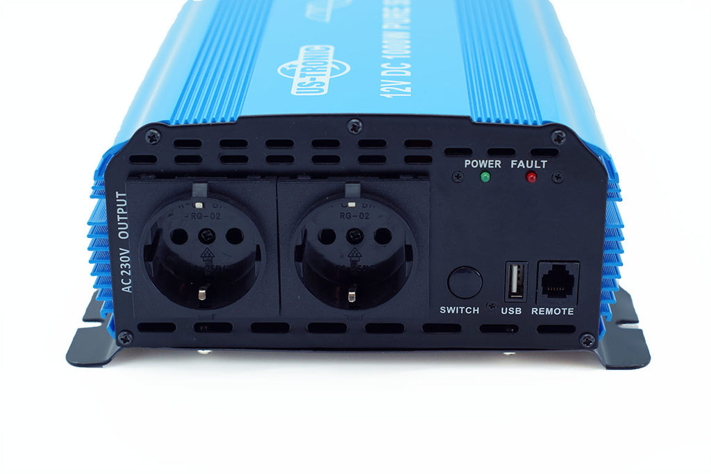 Convertisseur Pur Sinus 12V 220V Sortie 1000 Watts +USB 2.1A US-TRONIC –  LeROBUSTE