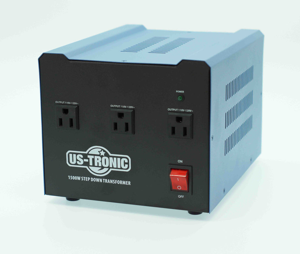 Transformateur 220 110 MAISON - spécial USA Sortie 1500 Watts max US-TRONIC ®