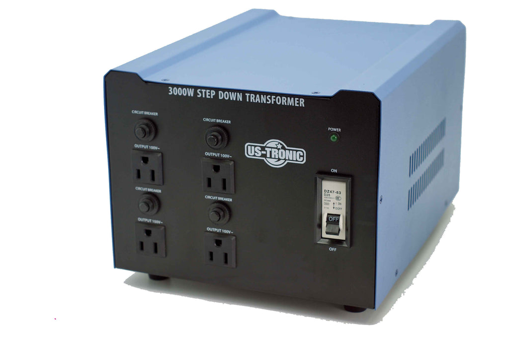 Convertisseur 220v 110v GROS ÉLECTROMÉNAGER - spécial USA Sortie 3000 Watts max US-TRONIC ®
