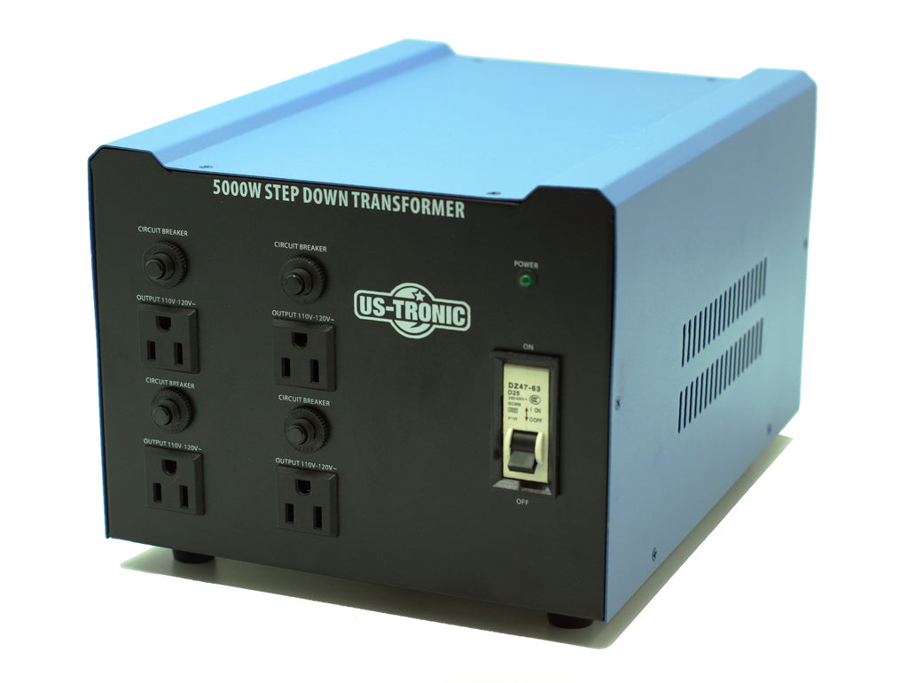 Convertisseur 220v 110v GROS ÉLECTROMÉNAGER - Spécial USA Sortie 5000 Watts Max US-TRONIC ®