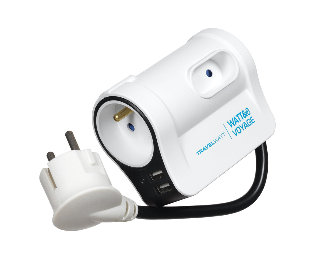 Mini Multiprise Mini Multiprise Secteur USB de Voyage Sortie 16A + 2 X 6A | USB 2 X 2 ...
